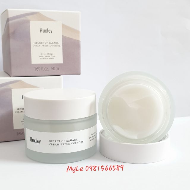 KEM CẤP ẨM CĂNG BÓNG DA HUXLEY FRESH AND MORE