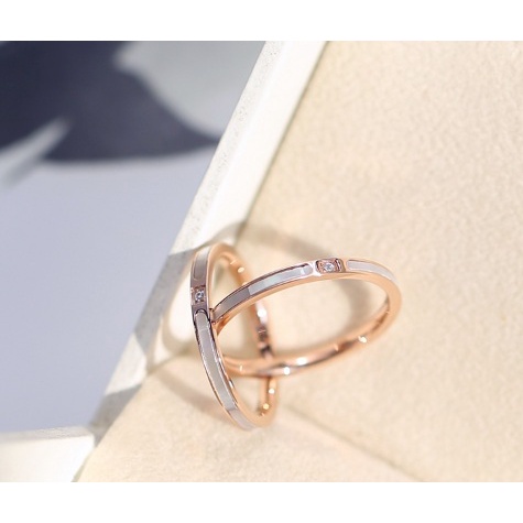 [FreeShip] Nhẫn nữ titan đá xà cừ J3-104 - CAM KẾT KHÔNG BAY MÀU