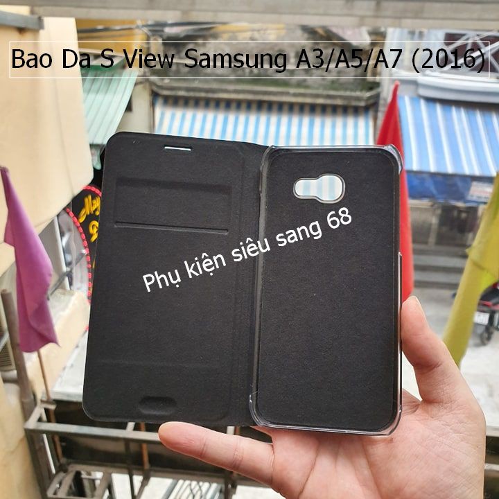 Samsung A3/A5/A7 2016| Bao Da S View Samsung A3/A5/A7 (2016) - Hàng chuẩn