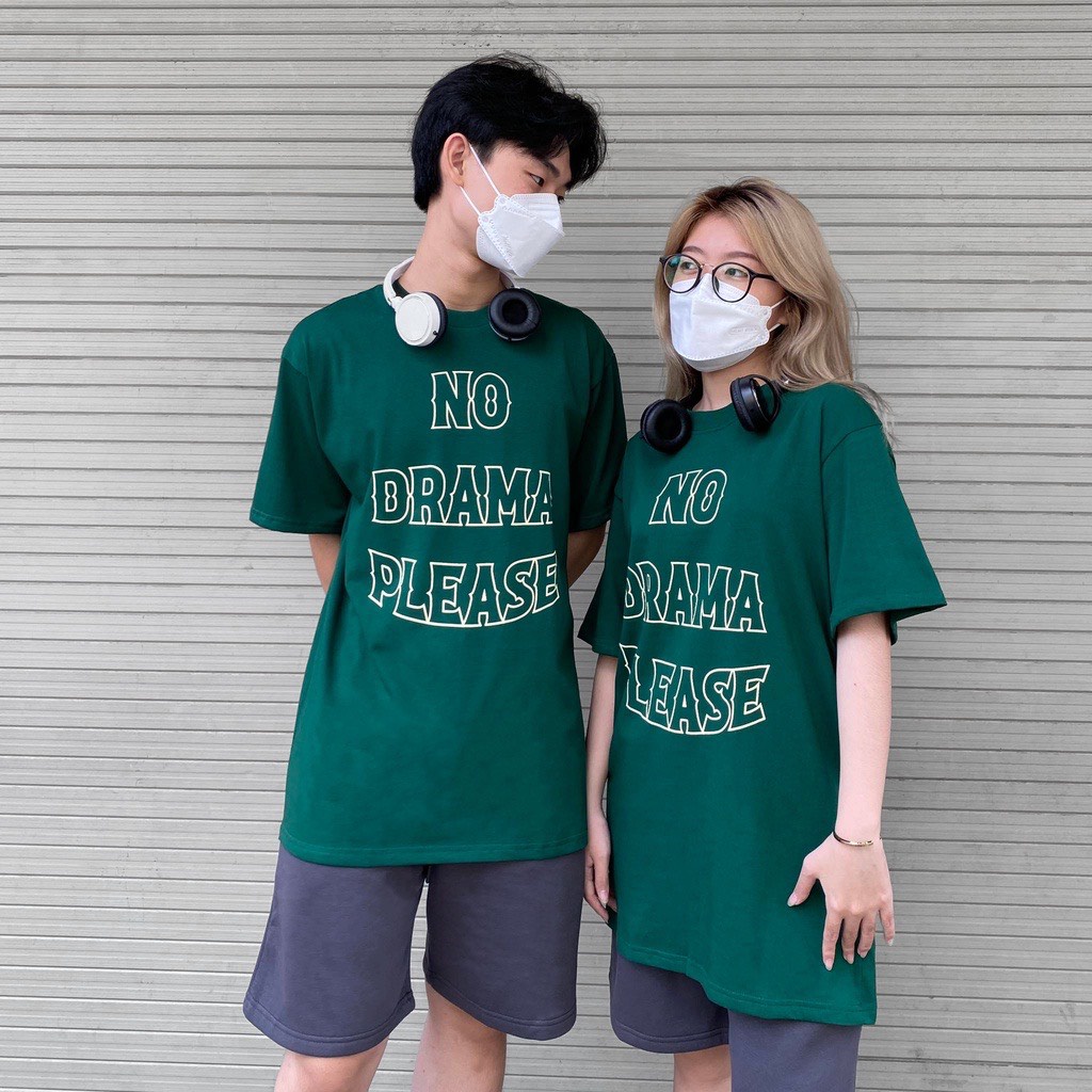 Áo Thun 3158 NO DRAMA Áo Phông In Chữ 3158 Form Rộng Tay Lỡ Dáng Oversize Nam Nữ Chất Vải Dày Dặn Mặc Mát Mẻ
