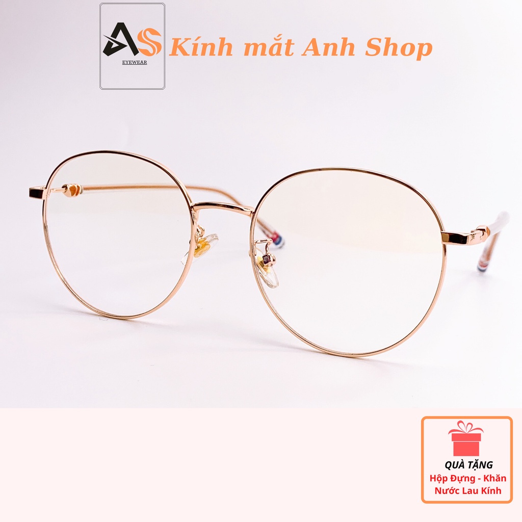 Gọng mắt tròn chất liệu kim loại thanh mảnh thời trang 62081