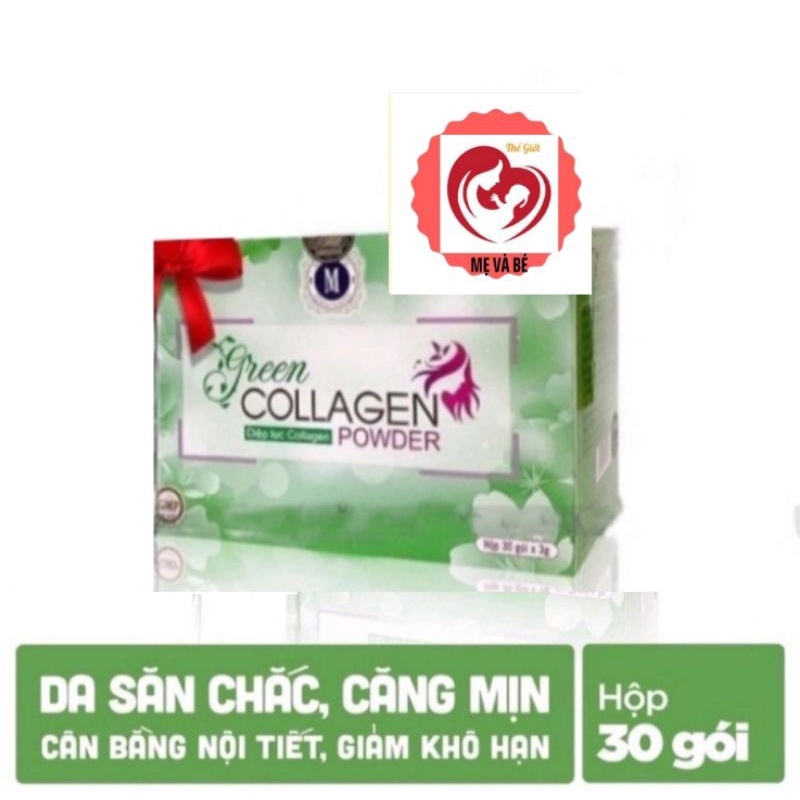 Diệp Lục Collagen Hộp 30 gói