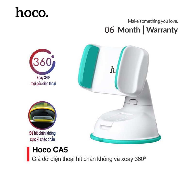 GIÁ ĐỠ ĐIỆN THOẠI HOCO CA5 TIỆN TRÊN OTO