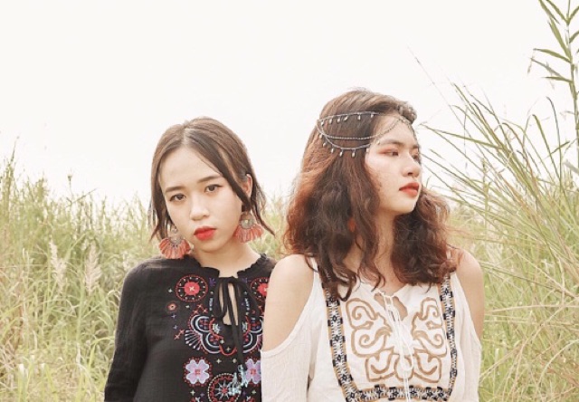 🌈Khuyên tai Vintage, bông tai xinh sắc màu phong cách Boho nhiều mẫu chọn