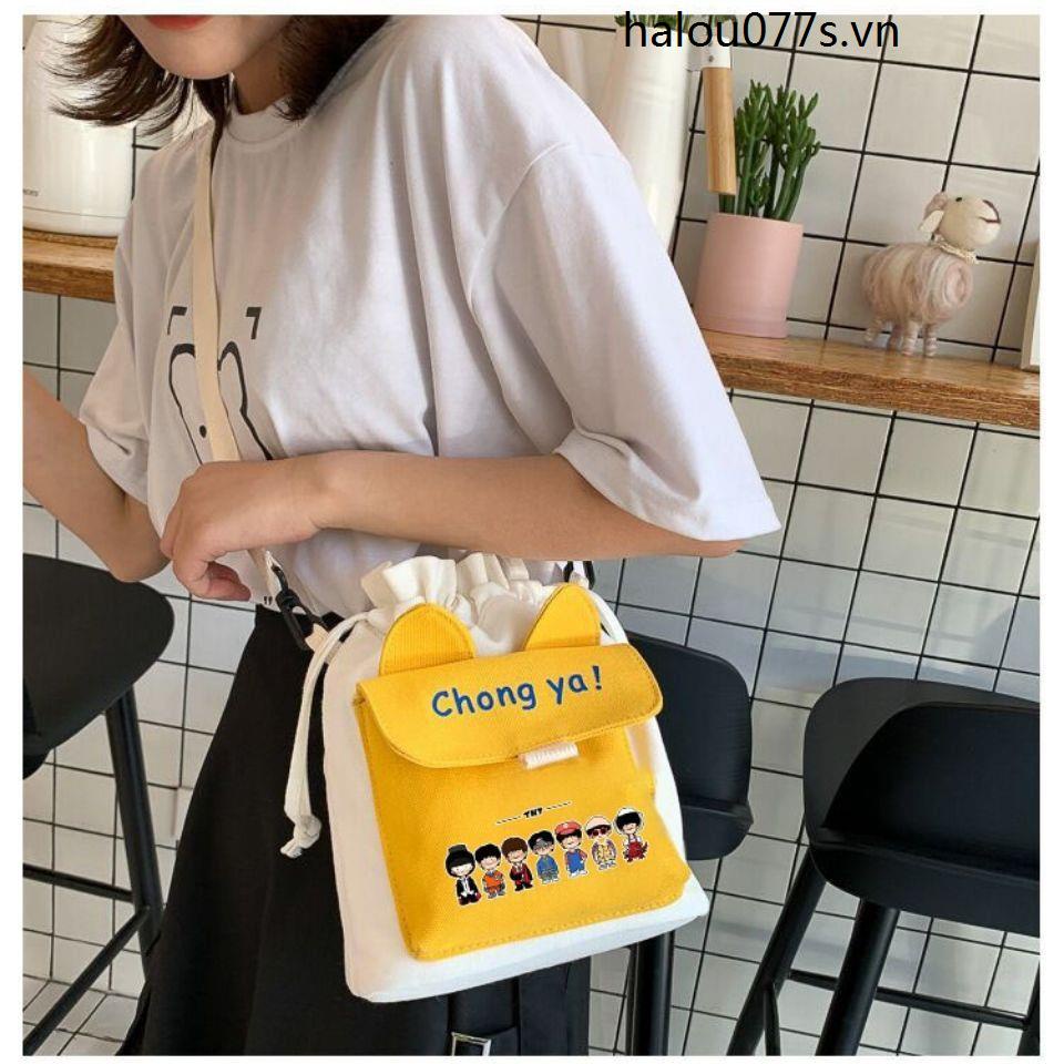 Tnt Times Túi Canvas Đeo Vai Phong Cách Liên Minh Huyền Thoại Ding Chengxin Song Yaxuan Liu Yaowen Merchandise Cho Nữ