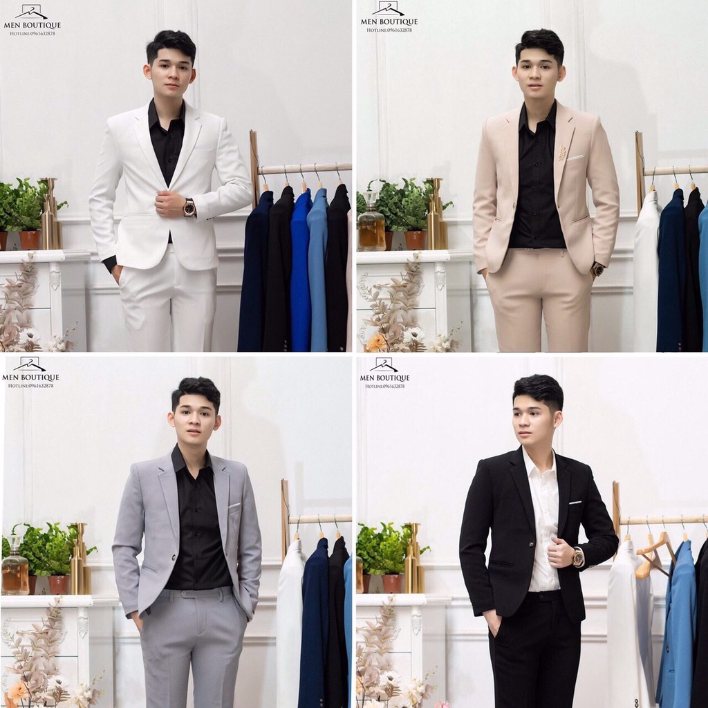 Bộ vest nam cao cấp không nhăn không xù