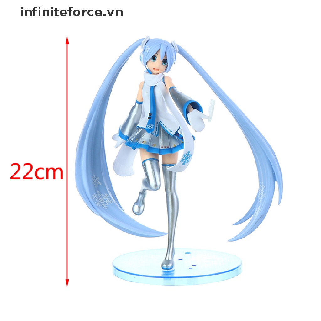 Mô Hình Nhân Vật Miku Tai Thỏ Bằng Pvc 22CM