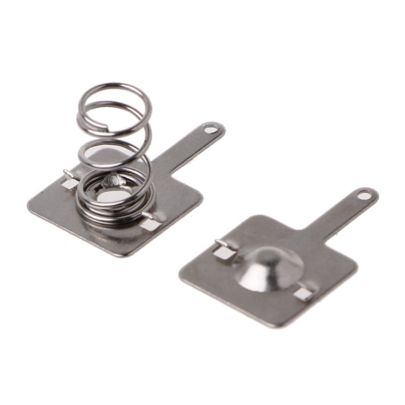 Set 50 cặp lò xo có đĩa đệm bằng kim loại cho pin AA AAA