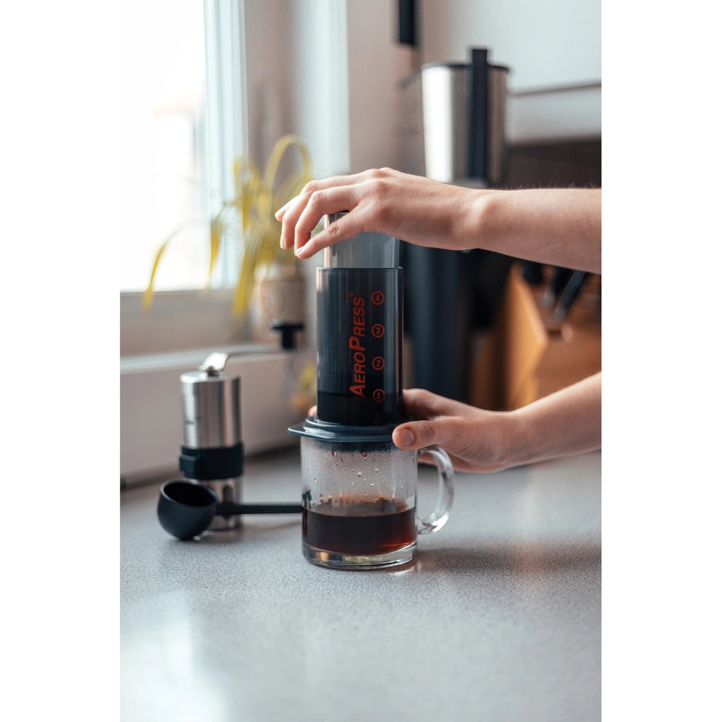 Dụng cụ pha cà phê Aeropress - Chính hãng | Kèm 350 giấy lọc