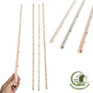 Thước gỗ đo cm, thước dài 1 mét ( 100cm ) - bản rộng 2cm x dày 1cm