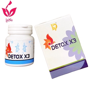 1 hộp Thảo mộc giảm cân Detox x3 chính hãng nguyên tem