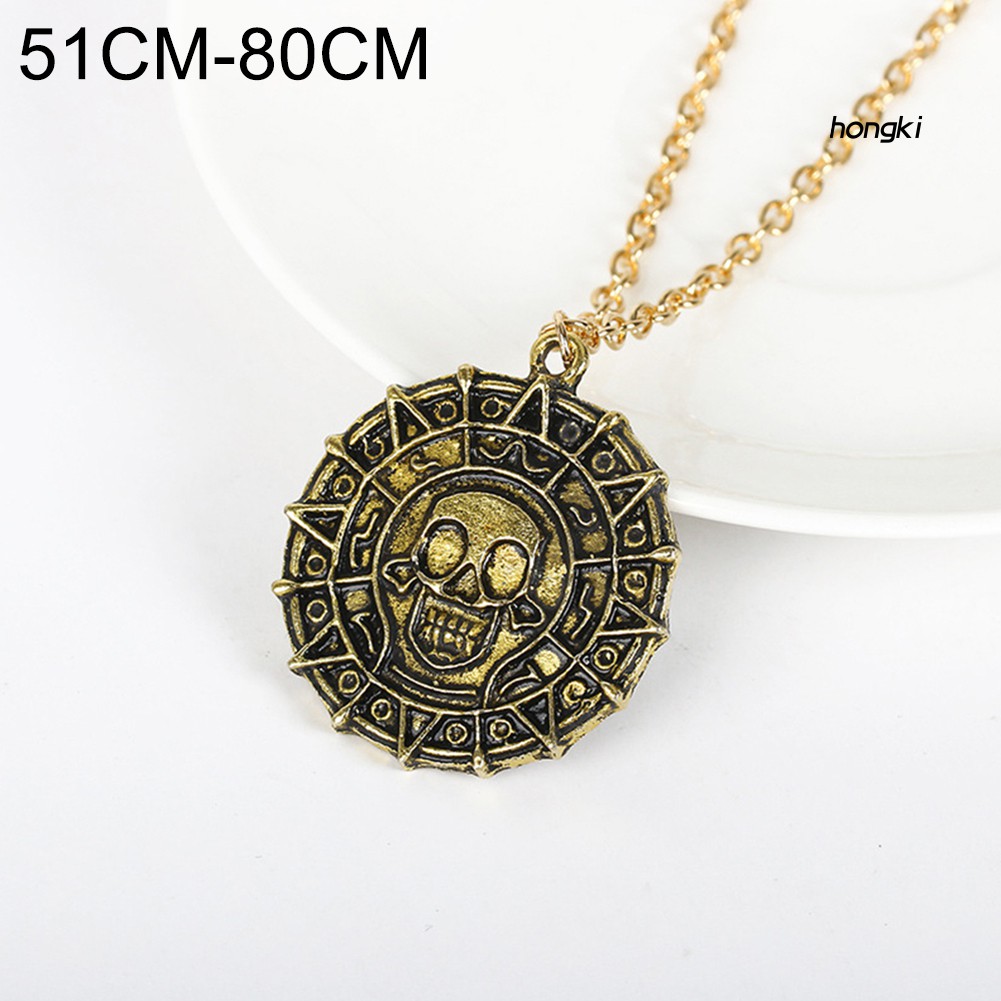 vòng cổ Mặt Hình Đầu Lâu Cướp Biển Thời Trang Dành Cho Nam