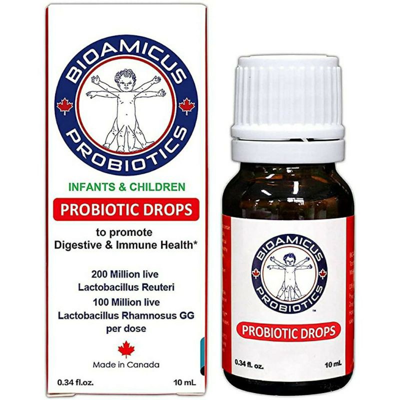 Bioamicus ProBiotic Drops - Men Vi Sinh Giúp Bé Ăn Ngon Hơn, Ngủ Ngon Hơn ( Chai10ml ) - Canada