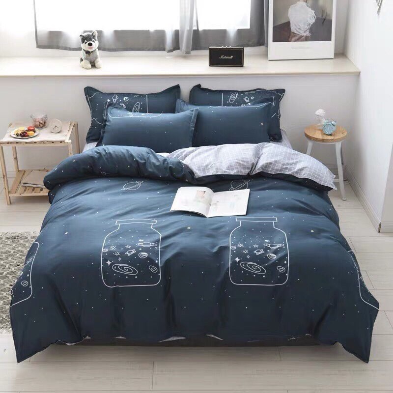 Bộ Vỏ Chăn Ga Gối Coton poly hàng nhập khẩu cao cấp