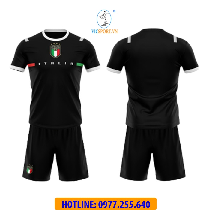 Áo Đá Bóng, Quần Áo Đá Banh Đội Tuyển ITALIA 22-23 Thun Lạnh Thoáng mát SV - Vicsport