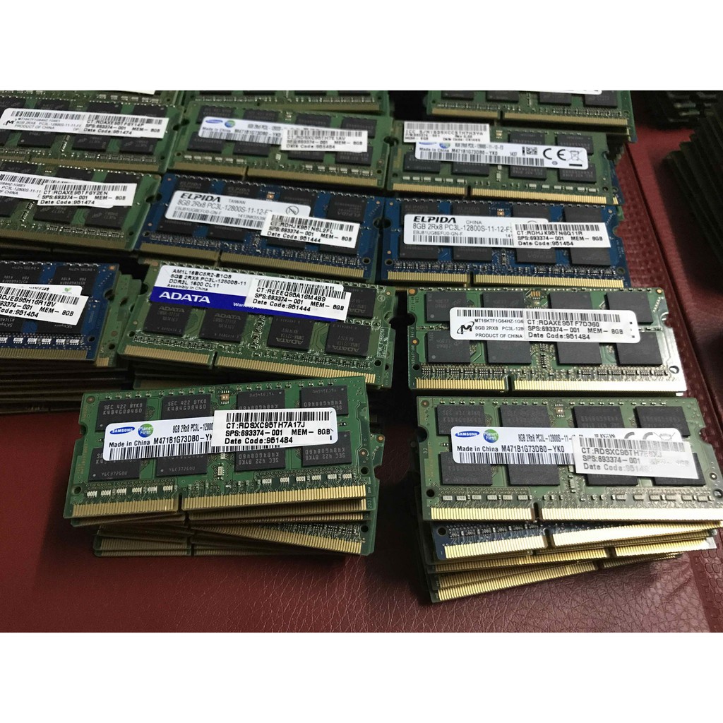 Ram Laptop 8GB DDR3L-1600 PC3L 1.35V