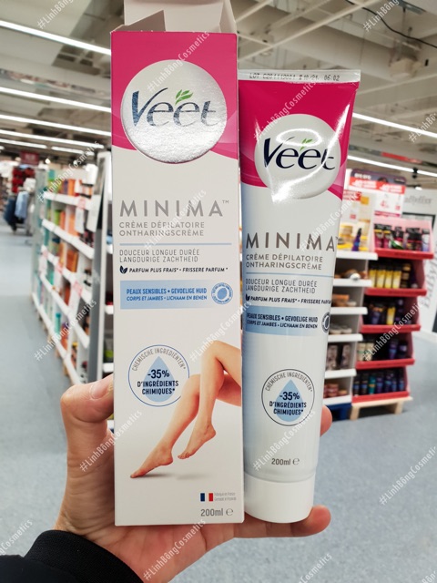 KEM TẨY LÔNG VEET NỘI ĐỊA PHÁP HAIR REMOVAL CREAM SILK & FRESH