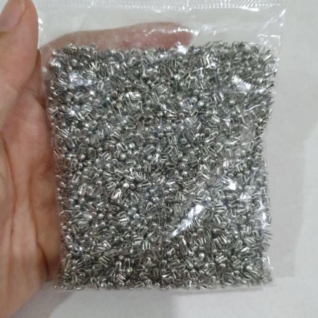Gói 100gr chuôi inox dùng để đóng kèm hạt trai