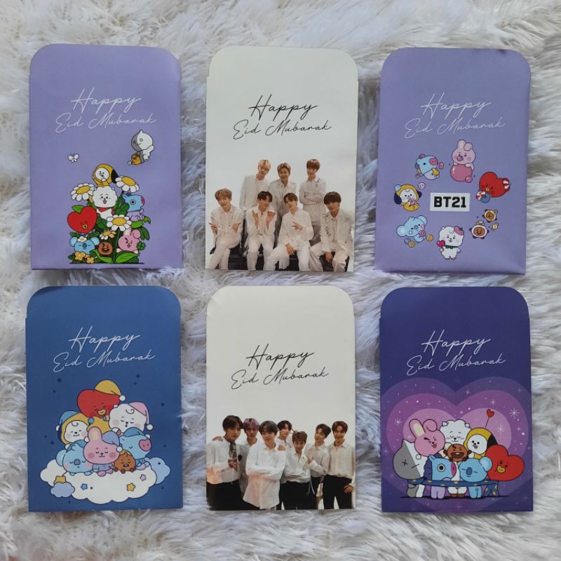 Phong Bì Lì Xì In Hình Bt21 Bts Dễ Thương