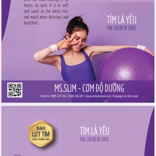 Cơm gạo lứt tím