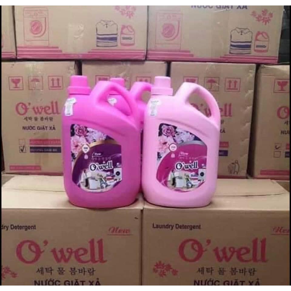 Nước giặt Owel  Giá #350k/1 thung 4 can, lẻ 99k/ 1can  ✅Màu hồng nhạt thơm nhất lúc nào em cũng có a