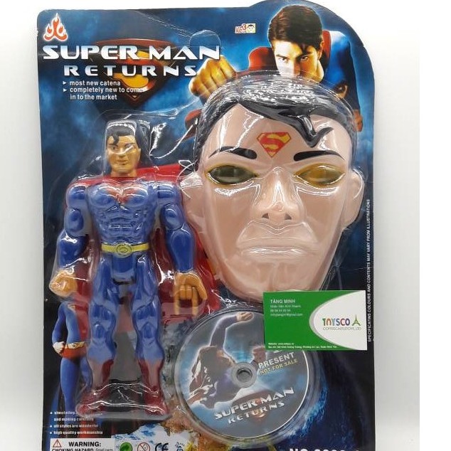 Vĩ siêu nhân người dơi kèm mặt nạ và đĩa VCD - 3399-4