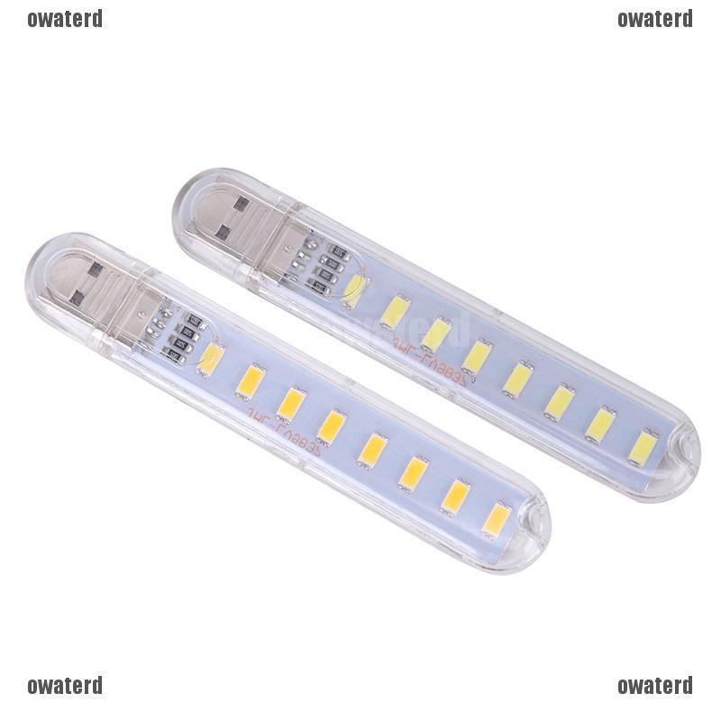 Đèn LED mini 5V 8 bóng , chạy bằng điện , có cổng sạc USB , dùng vào ban đêm