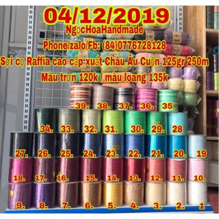 Sợi cọ raffia cao cấp xuất châu âu