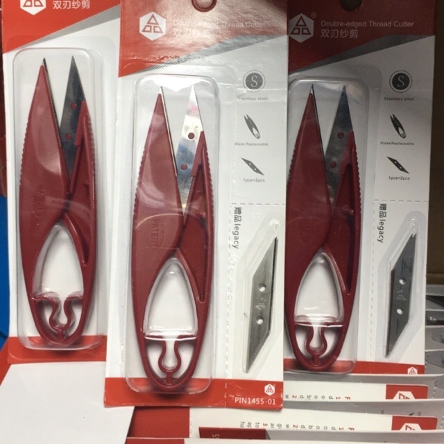 Kéo bấm chỉ Pin - có lưỡi dao thay thế