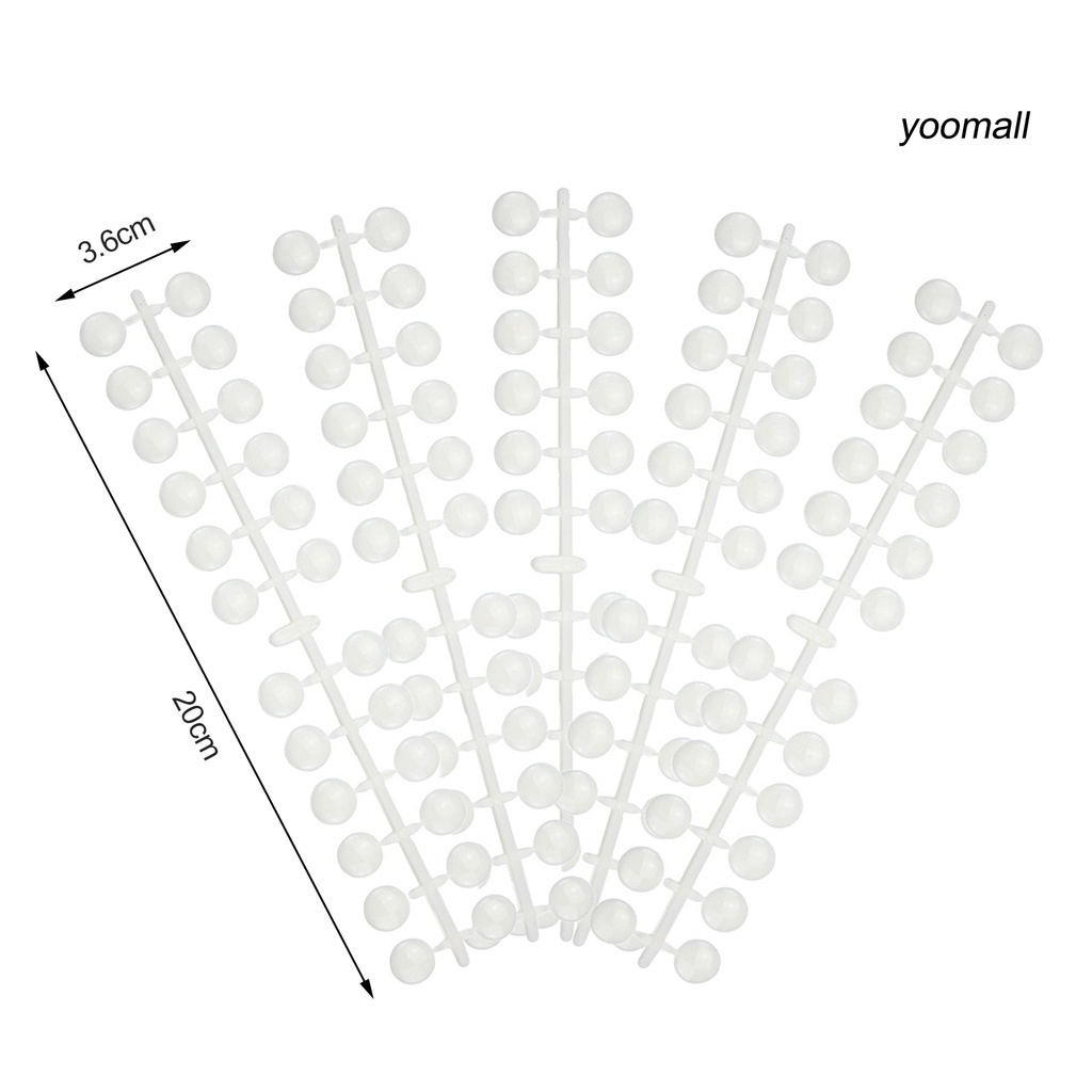 1 Bộ Thẻ Màu Sơn Móng Tay Bằng Nhựa Tinh Tế