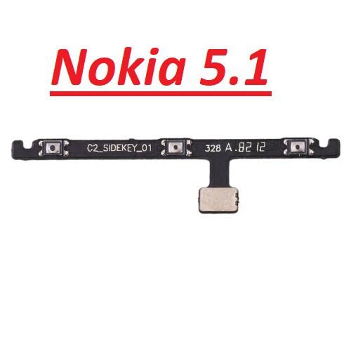 Mạch nút nguồn NOKIA 5.1 dây cáp nút mở nguồn điều chỉnh volum tăng giảm âm lượng linh kiện điện thoại thay thế