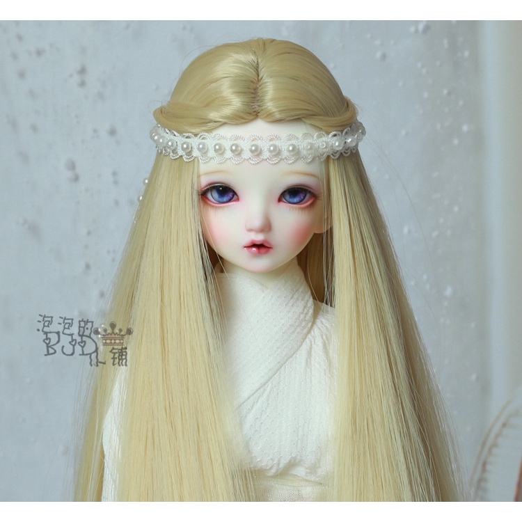 Tóc Giả Thẳng Dài Màu Đen DW003 BJD.SD Cho Búp Bê Tỉ Lệ 1 / 3 1 / 4 1 / 6