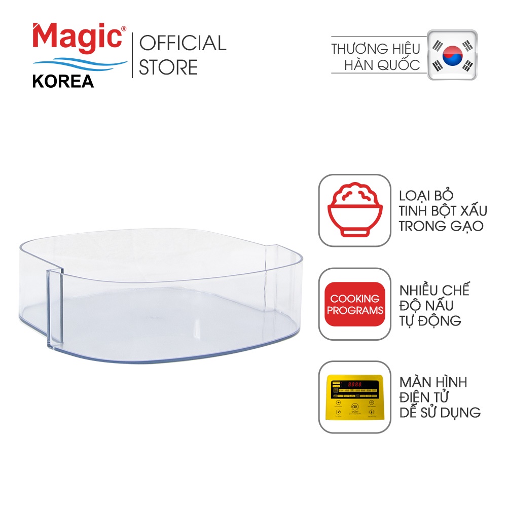 [Mã ELHADEV giảm 4% đơn 300K] Nồi cơm điện tách đường Magic Korea A510