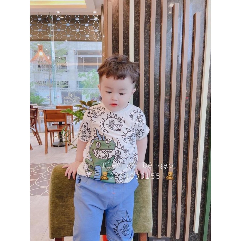 ANU267 - ÁO PHÔNG ĐÔI KHỦNG LONG CHO MẸ VÀ BÉ