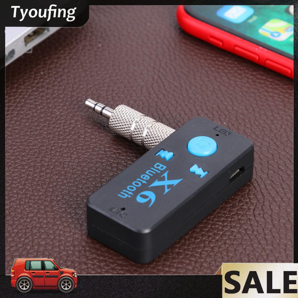 Bộ Thu Tín Hiệu Bluetooth 4.2 X6 Không Dây 3.5mm Hỗ Trợ Thẻ Tf