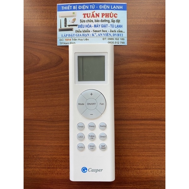 Remote điều khiển máy lạnh Casper