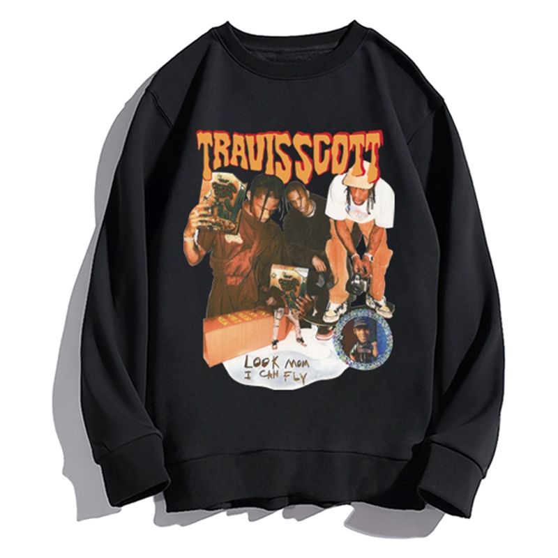 Áo Sweater Travisscott Loang Nam Nữ Form Rộng Unisex Chất  100% Cotton Áo Hoodie - Top Xu Hướng 2021