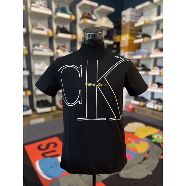 Hàng Có Sẵn Áo Thun Cotton Nguyên Chất In Chữ logo Lớn Thoải Mái Dễ Phối Đồ Phong Cách C1k Cho Nam Và