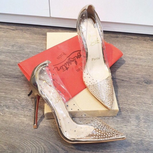 Giầy Loubouti đính đá fullbox