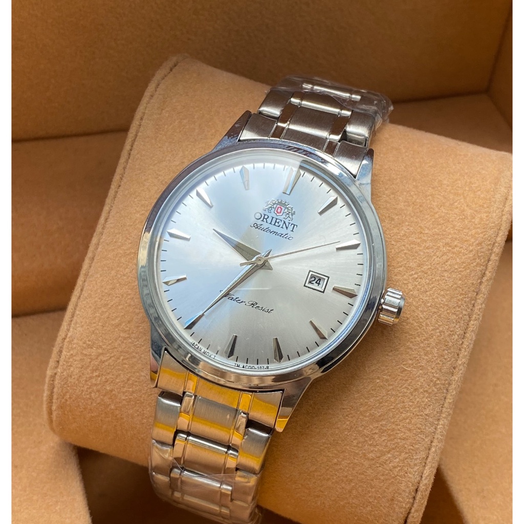 Đồng hồ nam O.rient dây thép không gỉ, máy pin