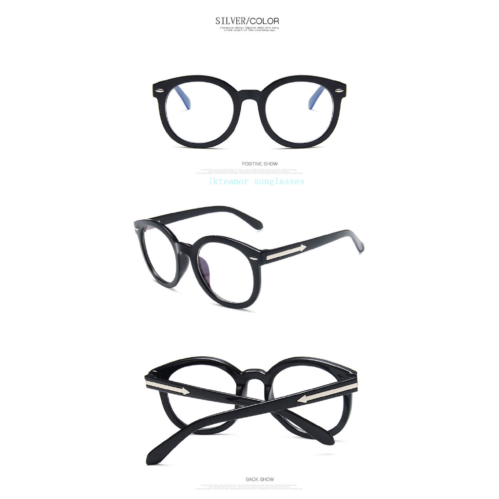 Gọng kính dạng tròn phong cách thời trang phong cách mọt sách