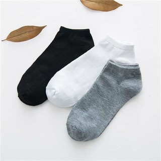 Combo 2 đôi Tất trơn Nam Nữ cổ ngắn màu cơ bản