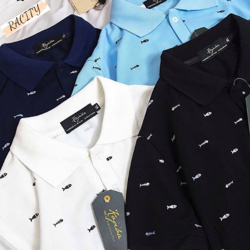 Áo Thun Nam Có Cổ Bẻ cộc tay đẹp cotton cao cấp giá rẻ RACITY AT08 | BigBuy360 - bigbuy360.vn