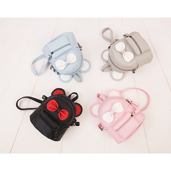 Balo nữ nơ Mickey - T022 . - Shop Hà Trần