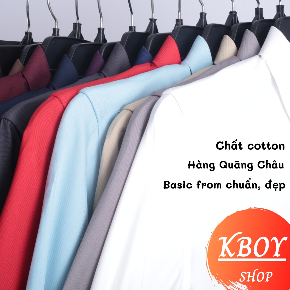 Áo Sơ Mi Trơn Nam - Áo sơ mi cao cấp dài tay nam thích hợp mặc tiệc, công sở - A068 - 3