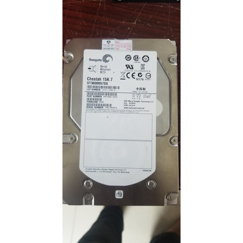 Ổ cứng Seagate 600Gb SAS 3.5 15K 6Gbps