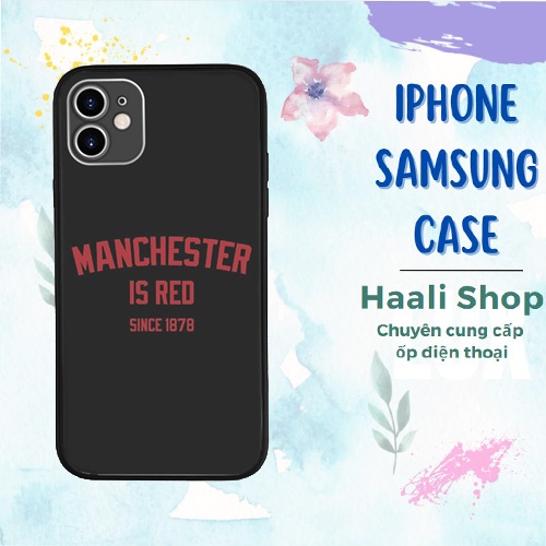 Ốp ĐT Đôi Cho Bạn Thân Hình Cầu Thủ Thành Manchester Màu Đỏ Chống Bụi Bẩn cho IPHONE SAMSUNG MAN20211095