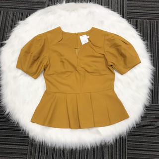 Áo kiểu peplum thời trang Eden - ASM077