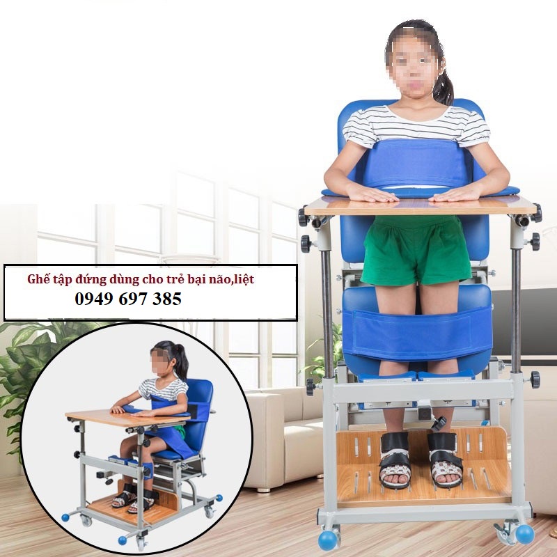Ghế tập đứng cho trẻ bại não và người tai biến mạch máu não
