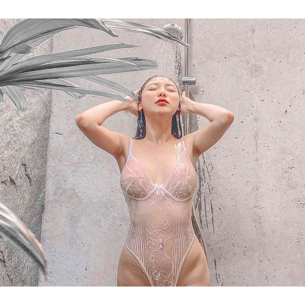 Đồ Ngủ Nữ Jumsuit 2 Dây Ren Sexy Thêu Hoa Bodysuit Quyến Rũ Khiêu Gợi | BigBuy360 - bigbuy360.vn